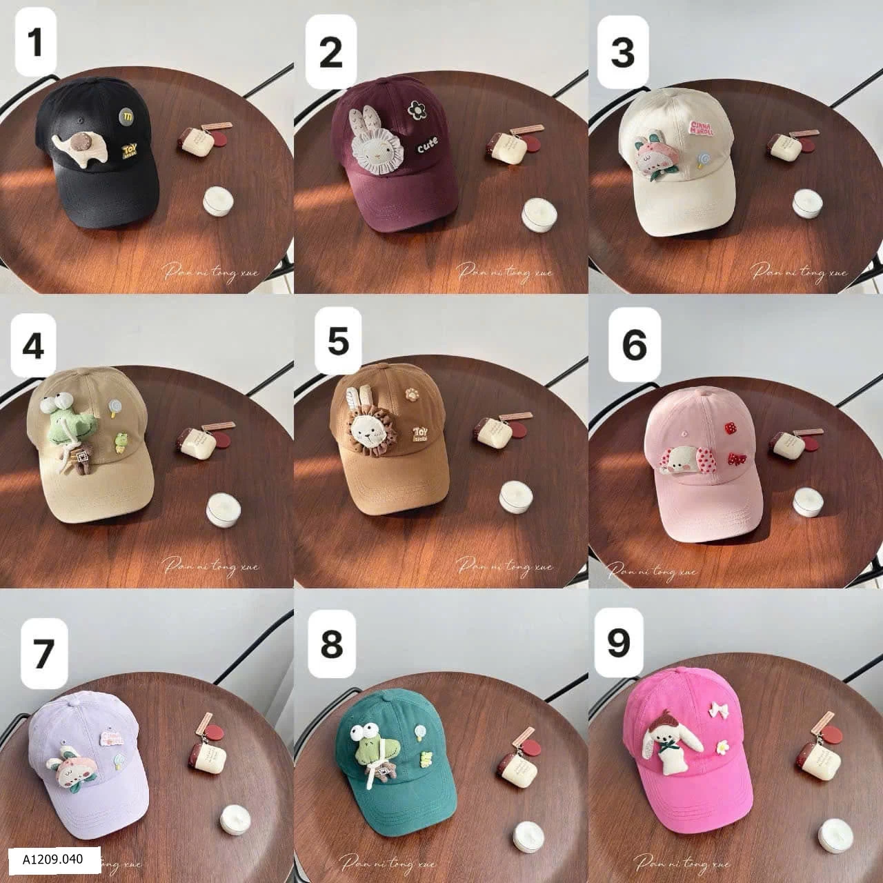 MŨ LƯỠI TRAI CUTE    Giá sỉ 88k