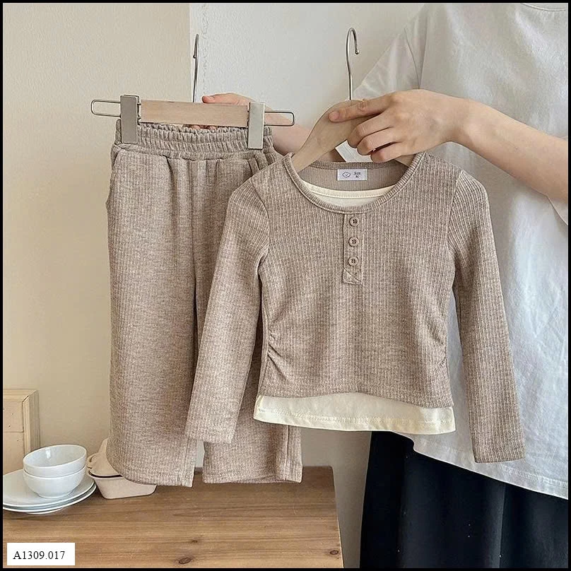 BỘ DÀI TAY CHO BÉ  Giá sỉ 176k