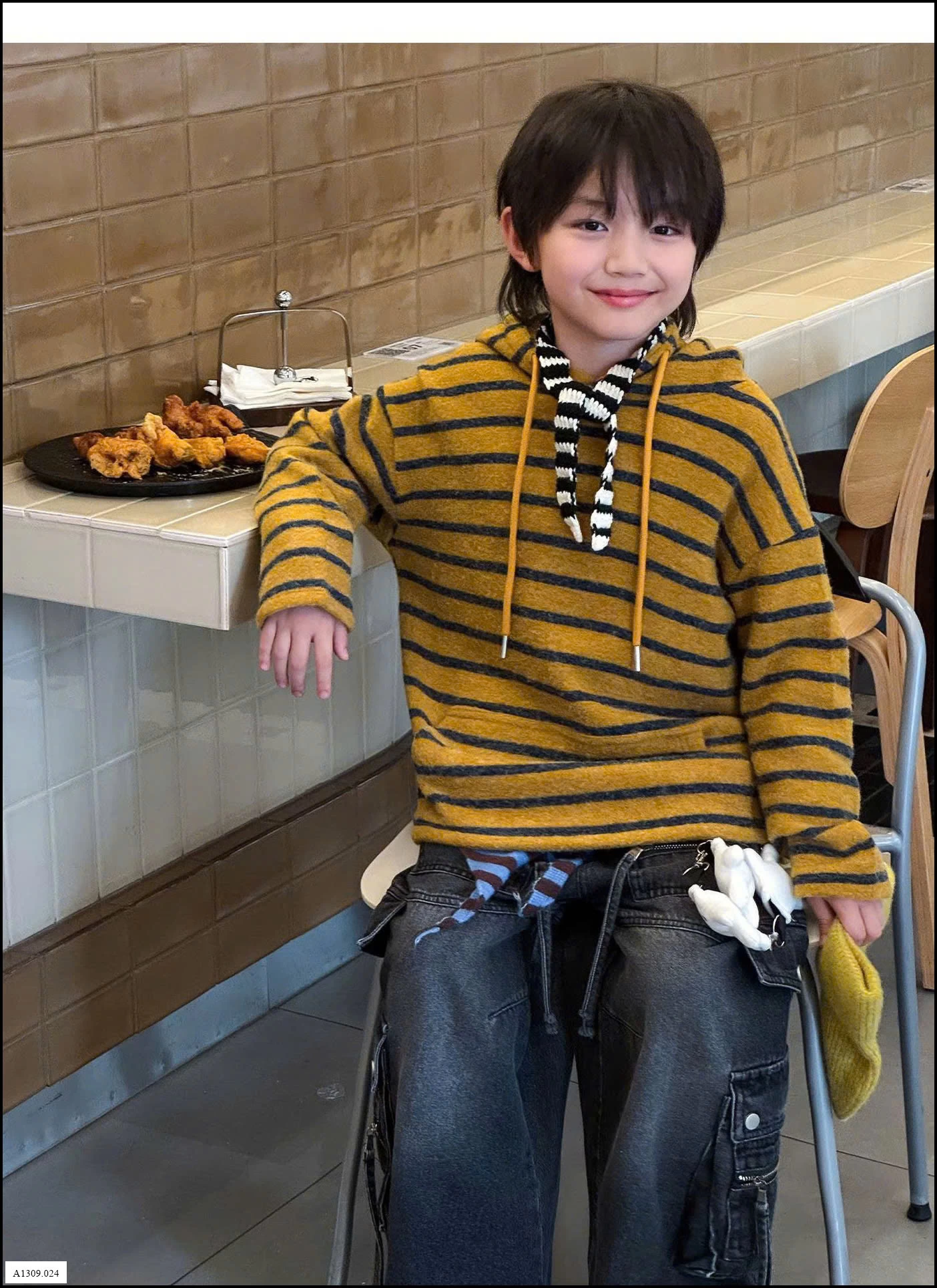 ÁO HOODIE KẺ NGANG BT Giá sỉ 214k