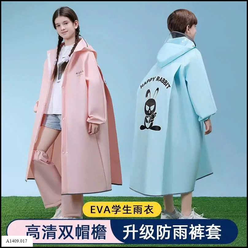 Áo mưa sz đại trẻ em siêu tiện lợi Giá sỉ 97k