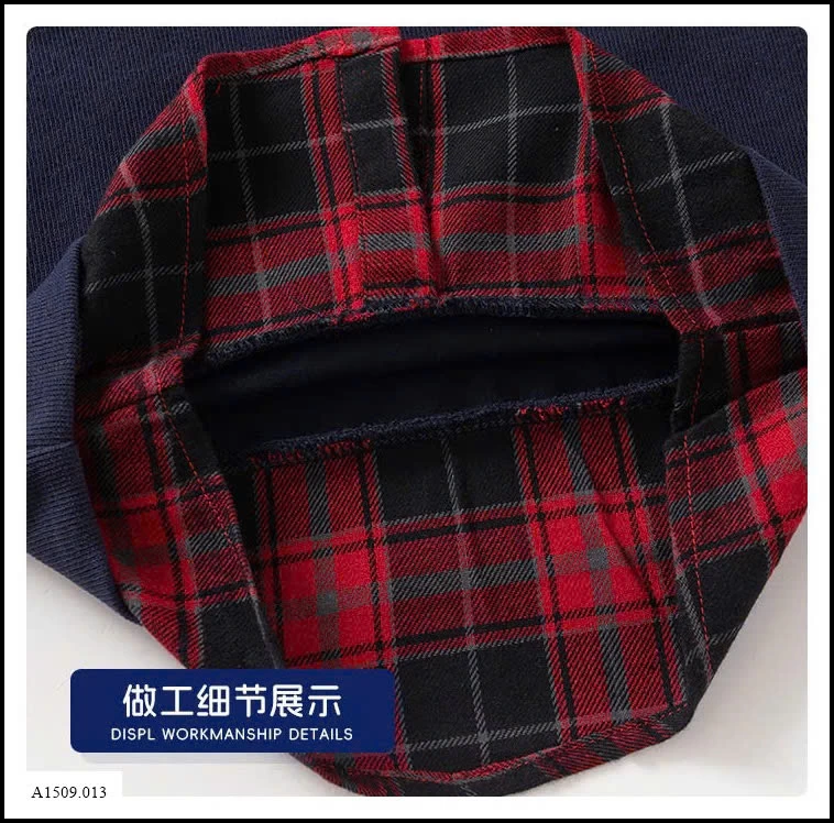 ÁO PHỐI CỔ SƠ MI GIẢ 2 MẢNH WELLKIDS  Giá sỉ 108k