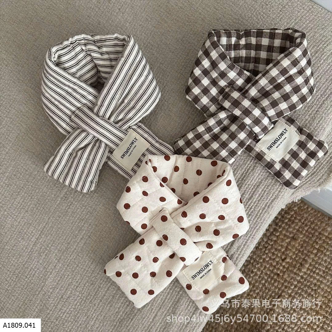 KHĂN QUÀNG CỔ HỌA TIẾT CHO BÉ   Giá sỉ 69ka