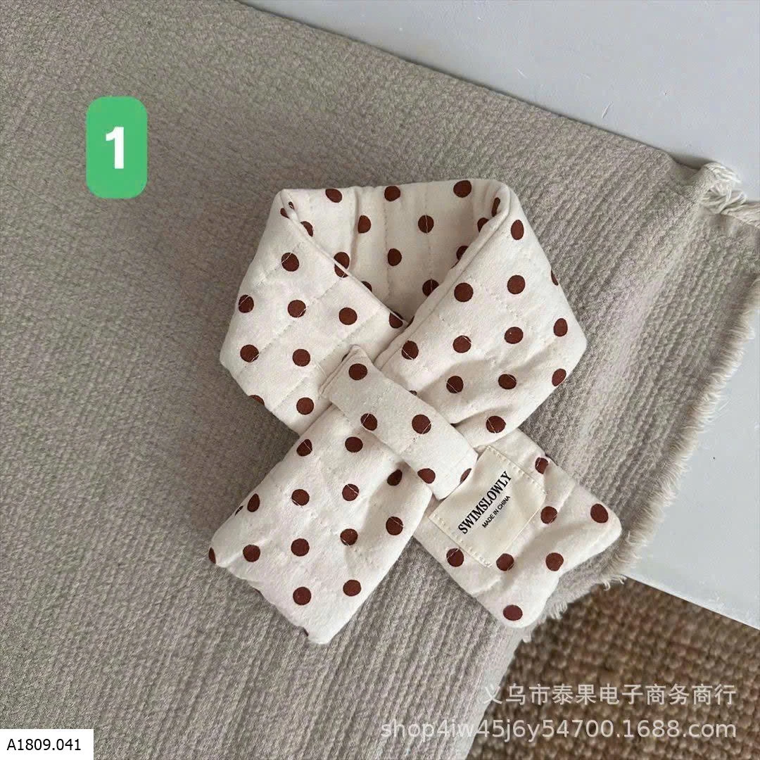 KHĂN QUÀNG CỔ HỌA TIẾT CHO BÉ   Giá sỉ 69ka