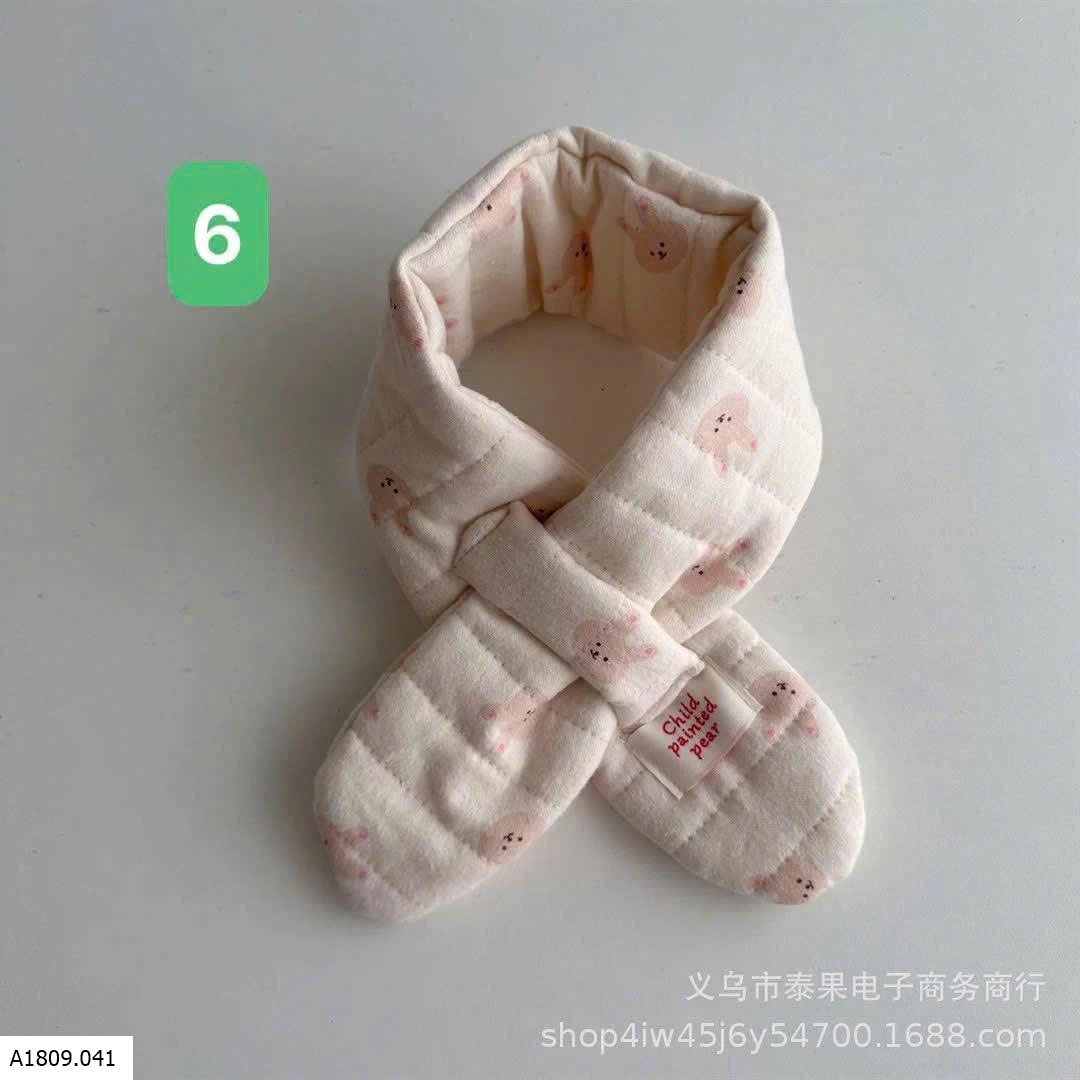 KHĂN QUÀNG CỔ HỌA TIẾT CHO BÉ   Giá sỉ 69ka