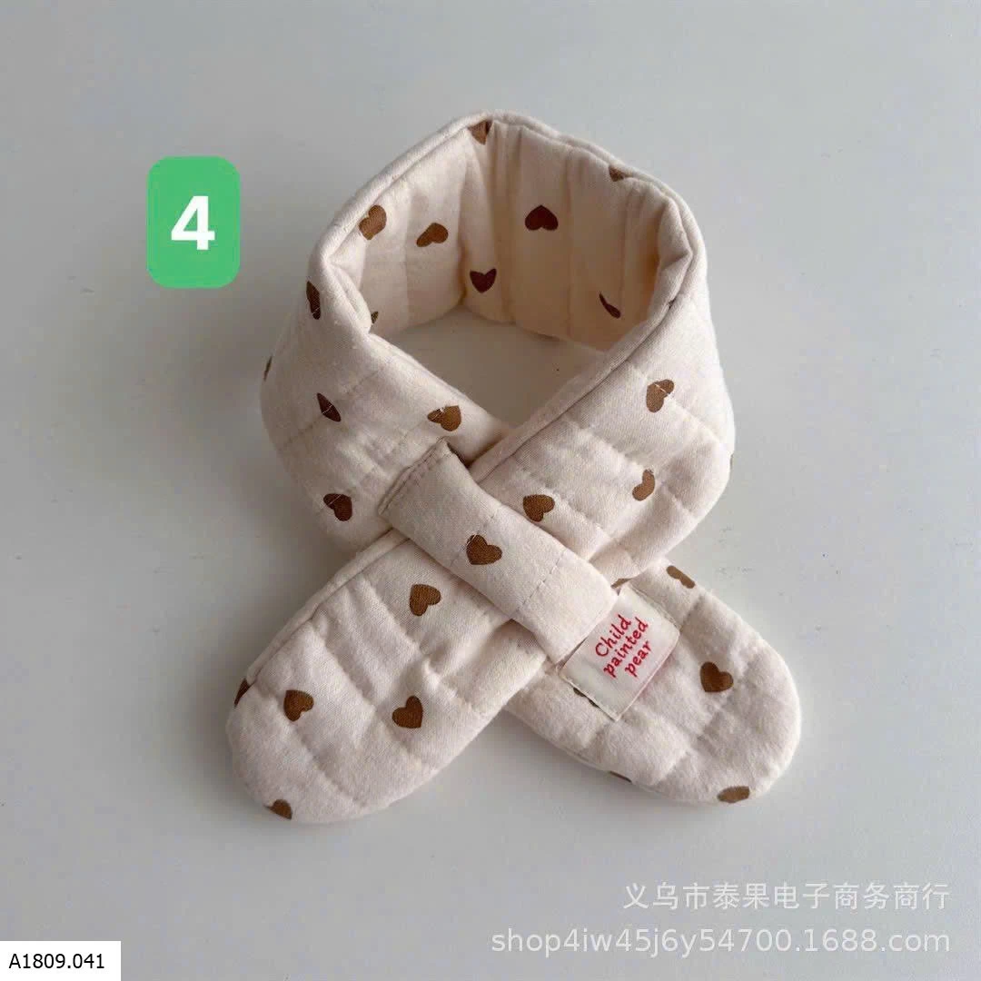 KHĂN QUÀNG CỔ HỌA TIẾT CHO BÉ   Giá sỉ 69ka