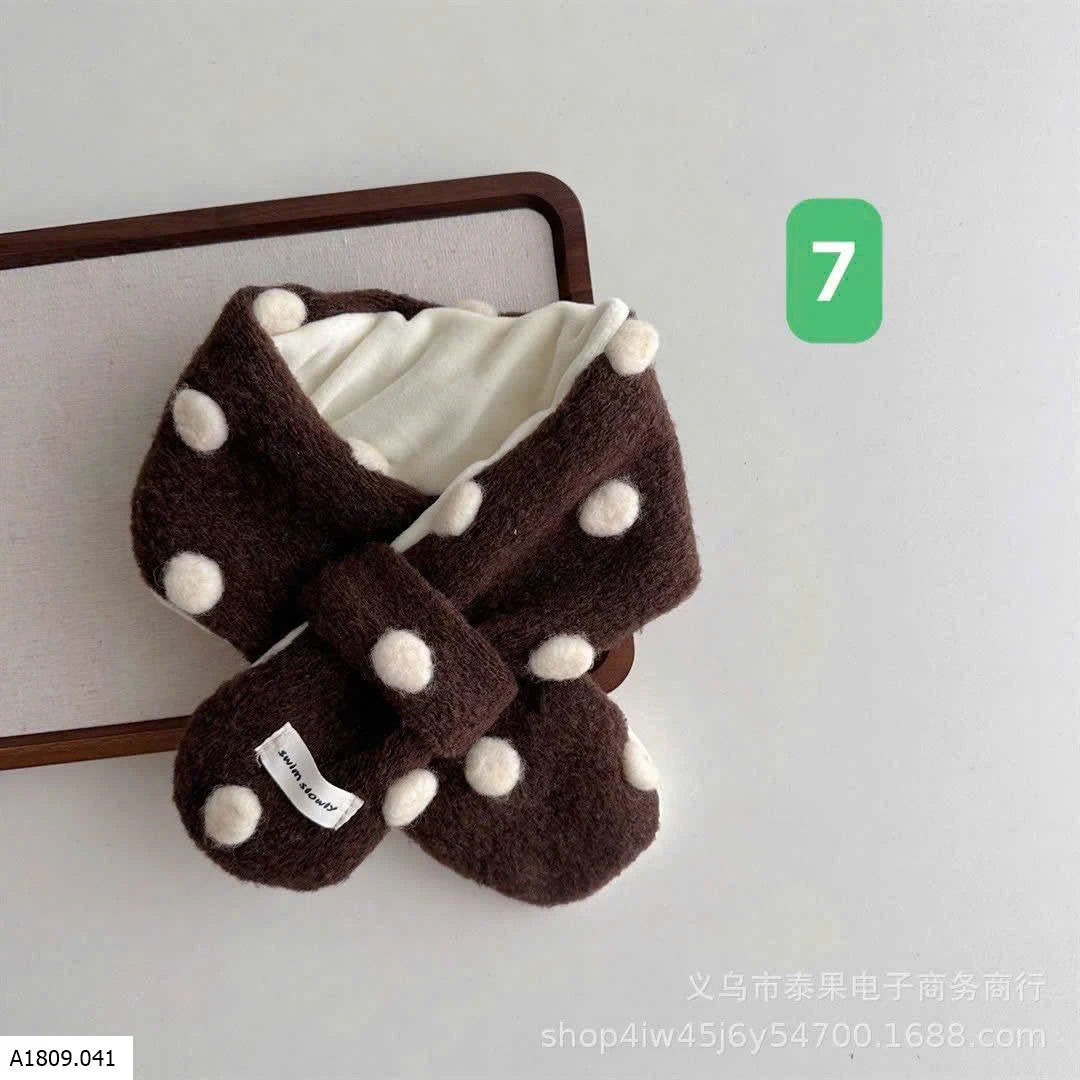 KHĂN QUÀNG CỔ HỌA TIẾT CHO BÉ   Giá sỉ 69ka