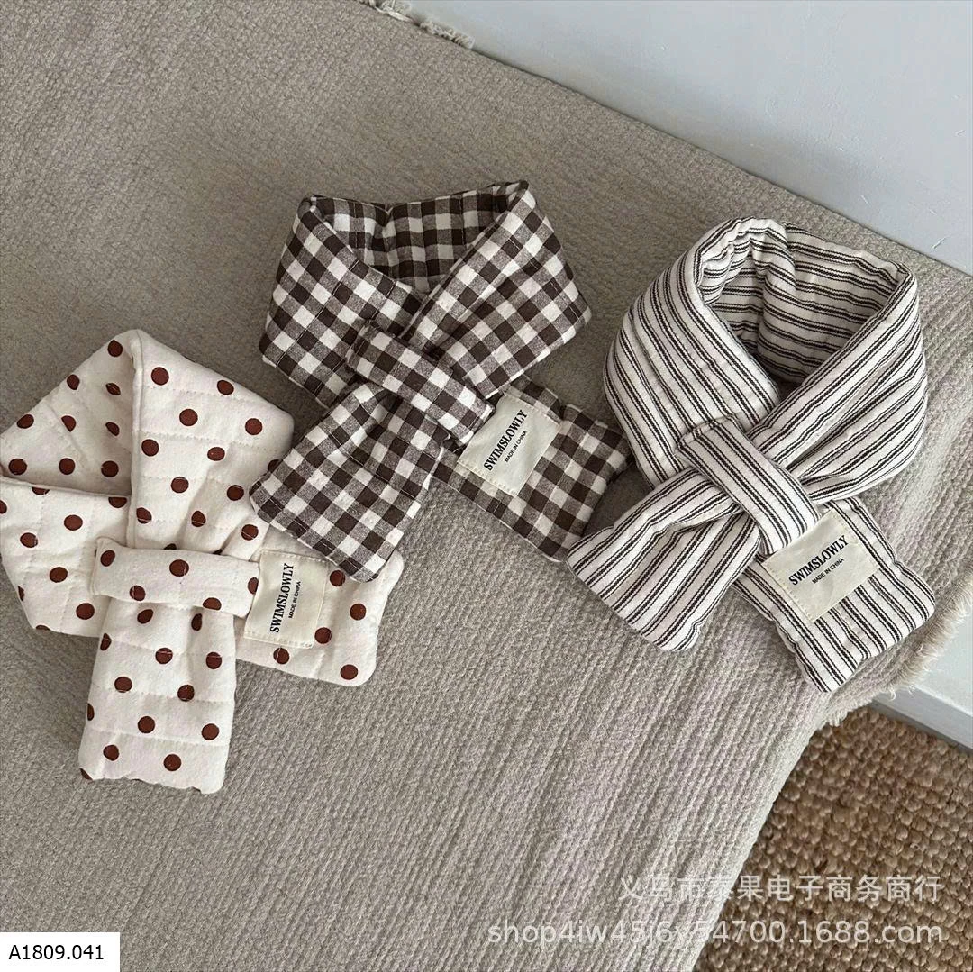 KHĂN QUÀNG CỔ HỌA TIẾT CHO BÉ   Giá sỉ 69ka