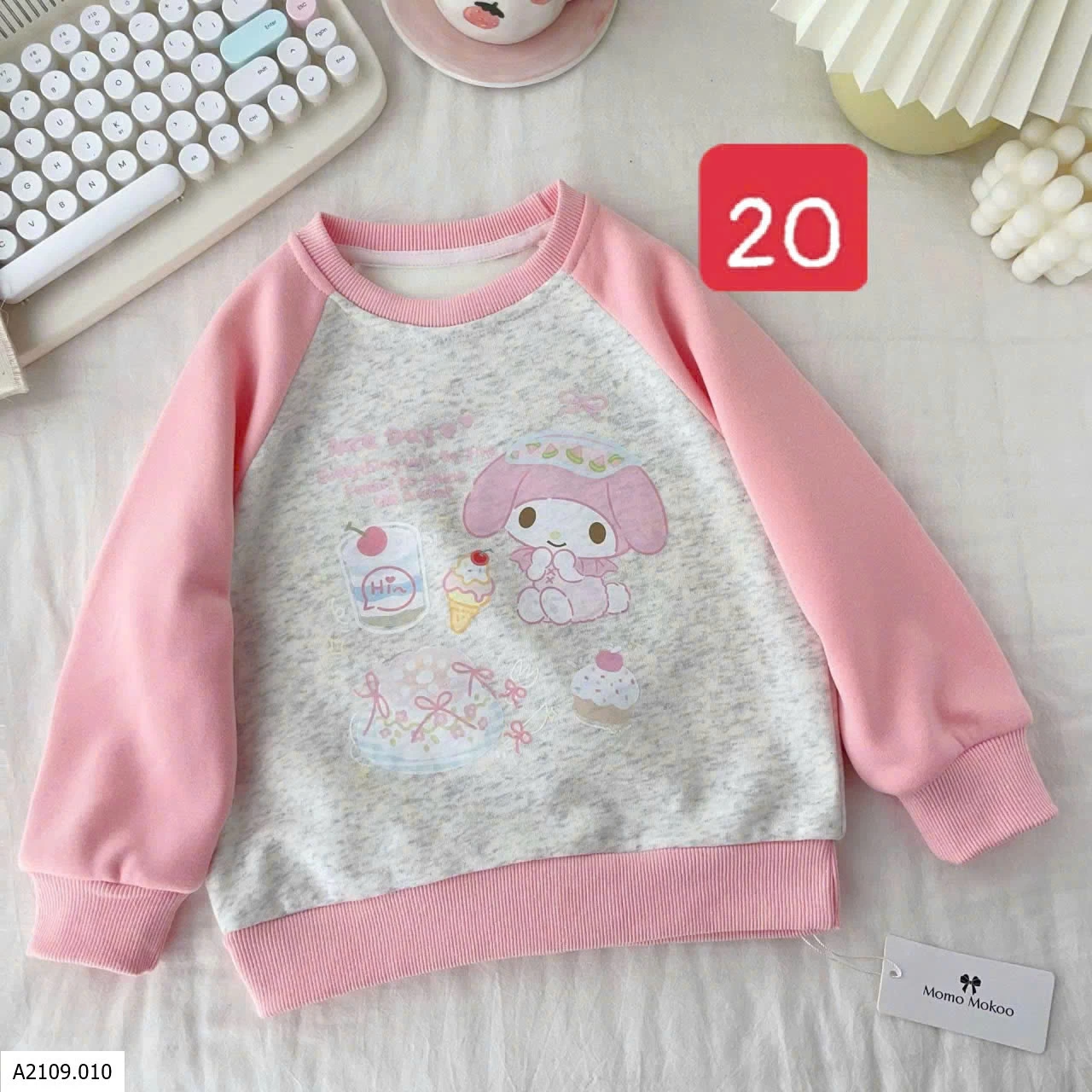 ÁO NỈ BÉ GÁI   Giá sỉ 106k