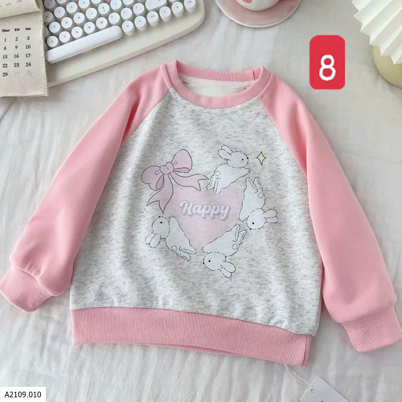 ÁO NỈ BÉ GÁI   Giá sỉ 106k