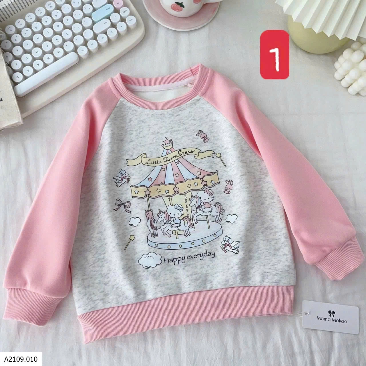 ÁO NỈ BÉ GÁI   Giá sỉ 106k
