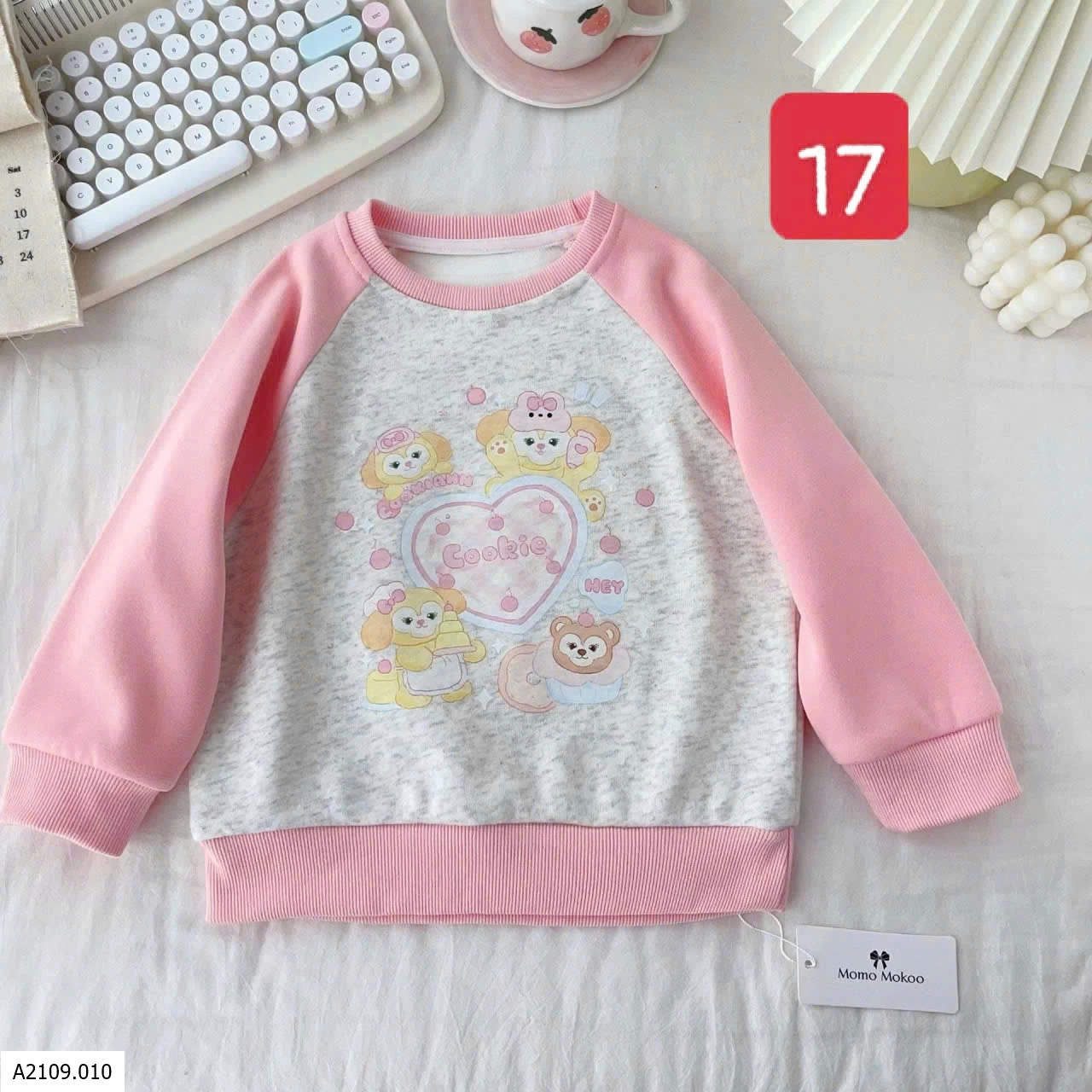 ÁO NỈ BÉ GÁI   Giá sỉ 106k