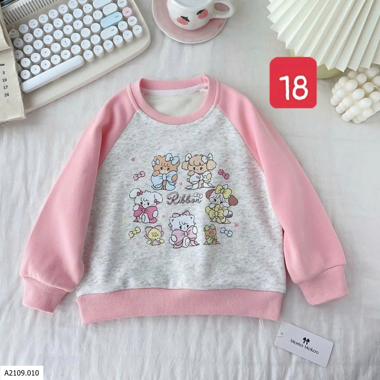 ÁO NỈ BÉ GÁI   Giá sỉ 106k