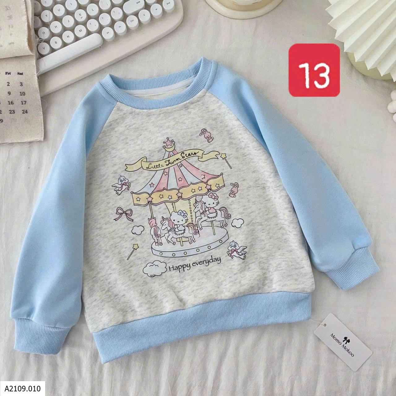 ÁO NỈ BÉ GÁI   Giá sỉ 106k