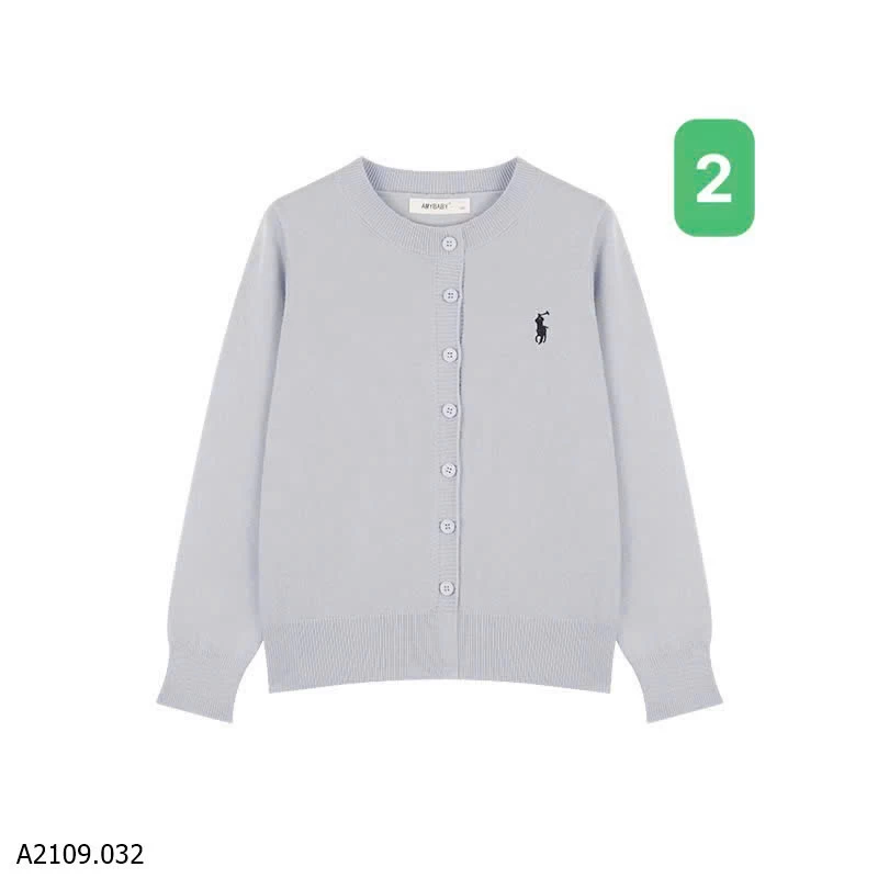 ÁO LEN CỔ TRÒN THÊU NGỰA AMYBABY   Giá sỉ 252k