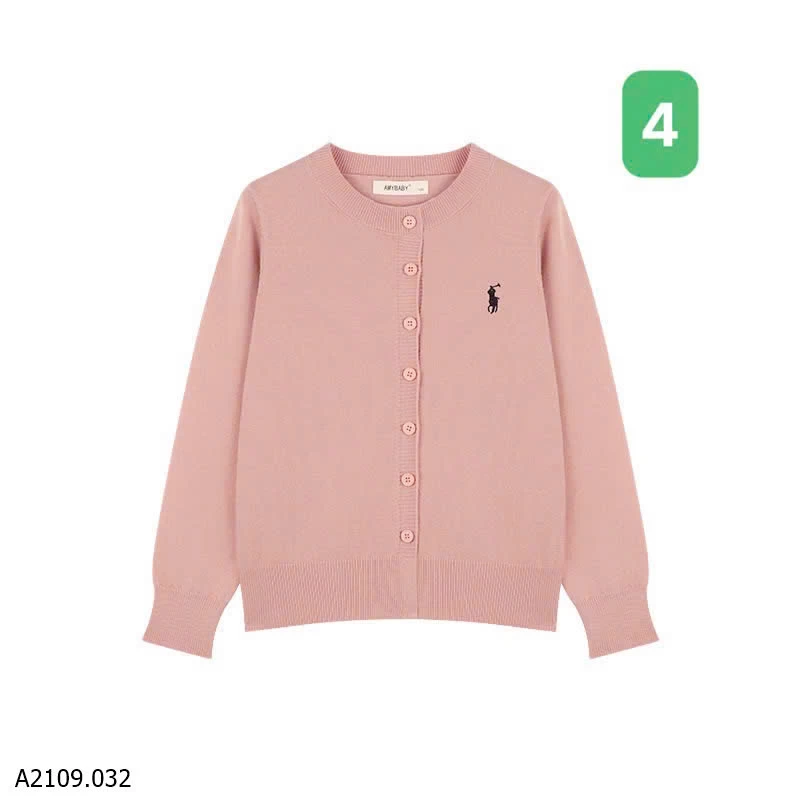 ÁO LEN CỔ TRÒN THÊU NGỰA AMYBABY   Giá sỉ 252k