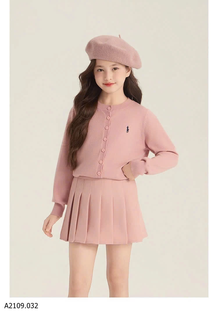 ÁO LEN CỔ TRÒN THÊU NGỰA AMYBABY   Giá sỉ 252k