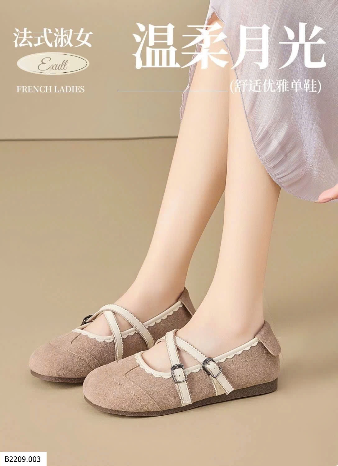 GIÀY DÁNG BA LÊ NỮ HÃNG EXULL   Giá sỉ 256k