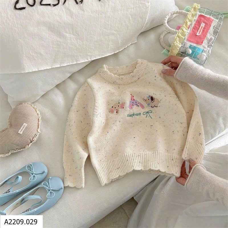 ÁO LEN VIỀN BÈO CHO BÉ   Giá sỉ 148k