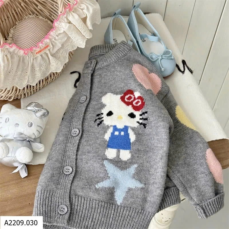 ÁO LEN CARDIGAN KITTY   Giá sỉ 149k