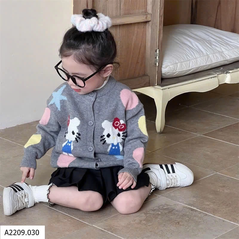 ÁO LEN CARDIGAN KITTY   Giá sỉ 149k