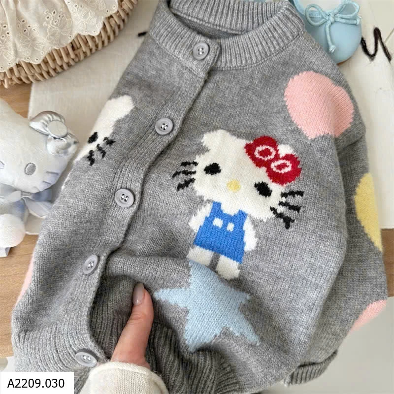 ÁO LEN CARDIGAN KITTY   Giá sỉ 149k