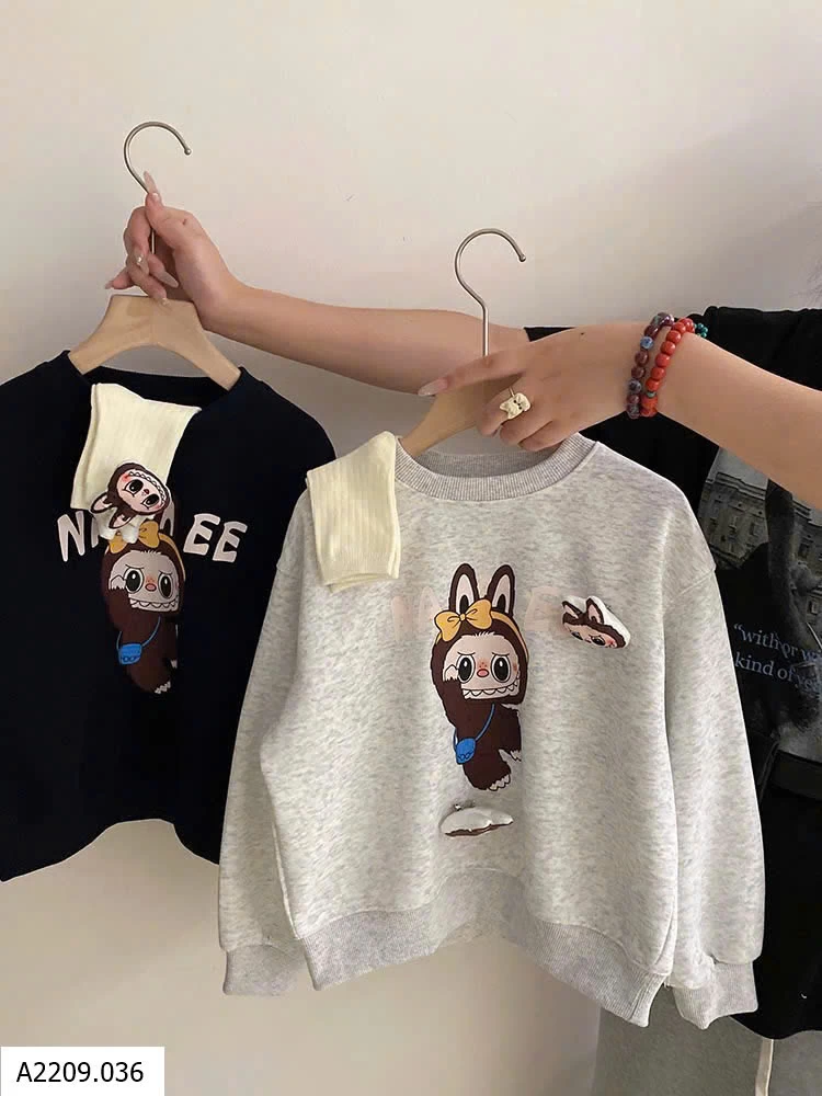 ÁO NỈ LABUBU KÈM TẤT BG   Giá sỉ 206k