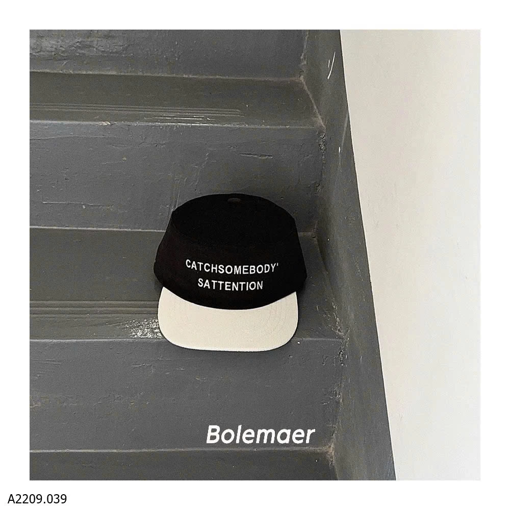 MŨ LƯỠI TRAI CHỮ PHỐI MÀU   Giá sỉ 88k