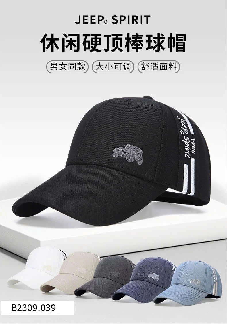 MŨ LƯỠI TRAI JEEP NAM NỮ   Giá sỉ 79k