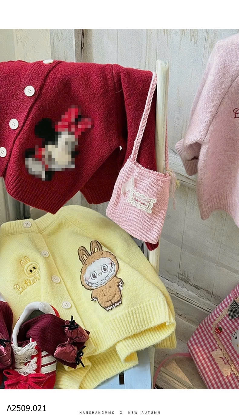 ÁO CARDIGAN LEN CHO BÉ Giá sỉ 186K