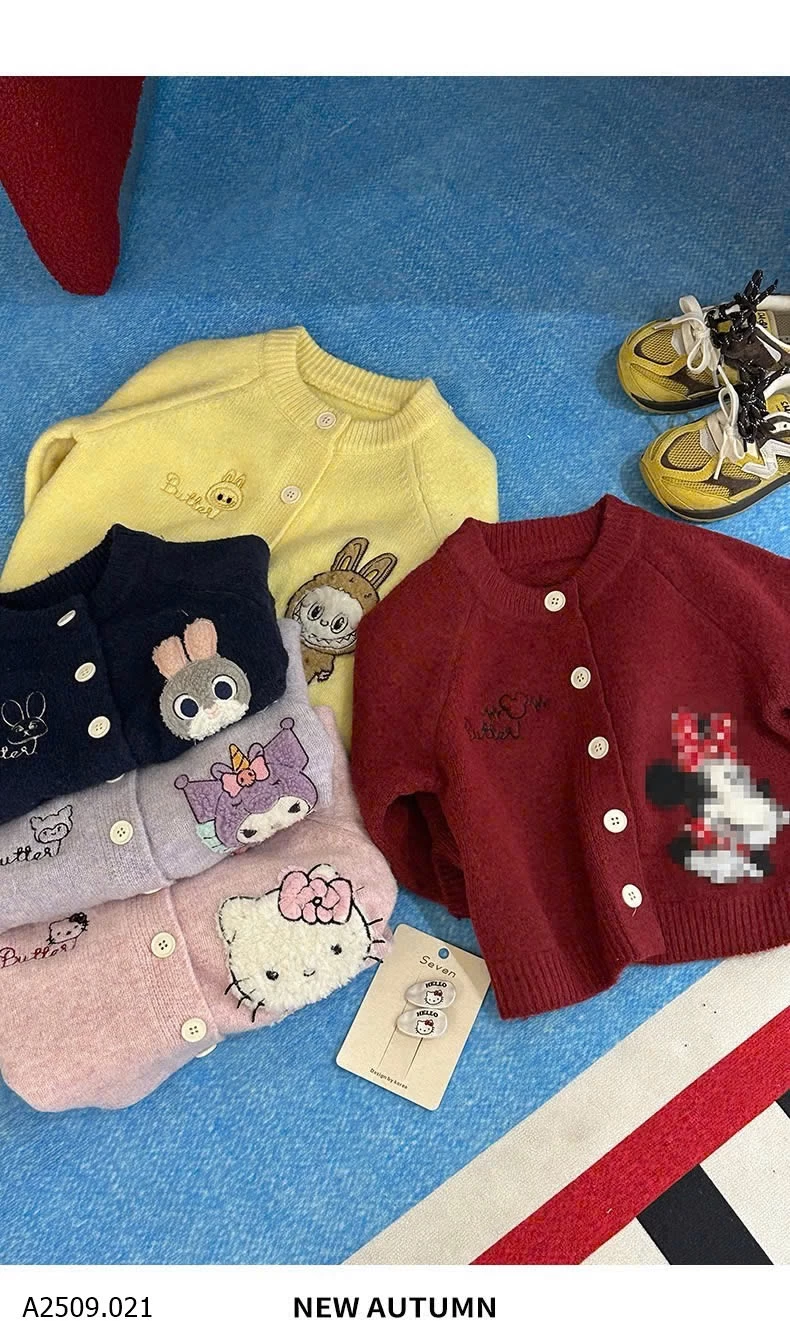 ÁO CARDIGAN LEN CHO BÉ Giá sỉ 186K