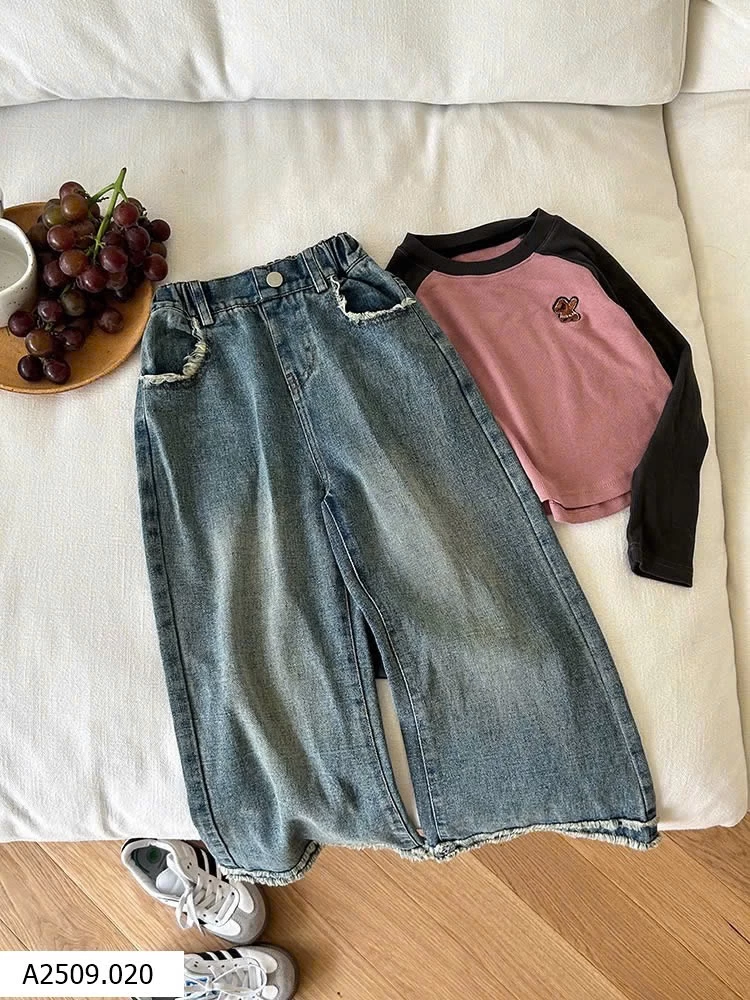 QUẦN JEAN SUÔNG AMBB BG Giá sỉ 152K