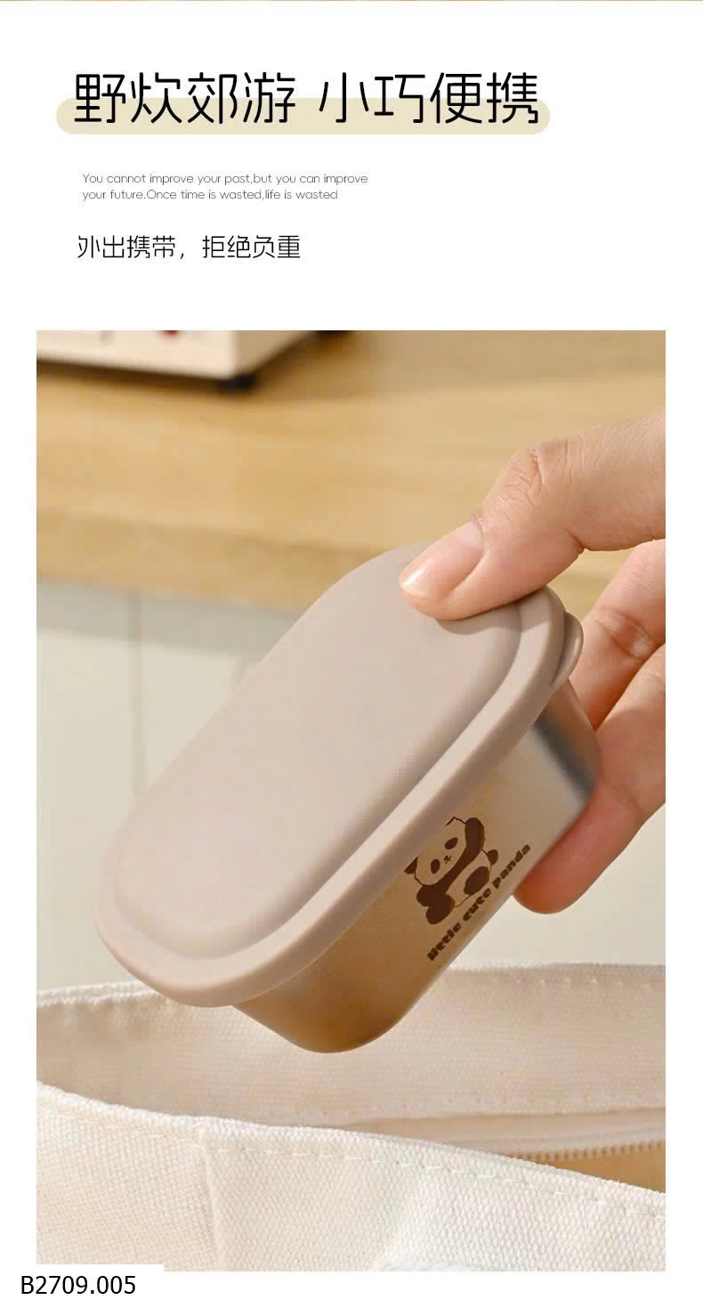 SET 6 HỘP DỰ TRỮ ĐỒ ĂN INOX 304   Giá sỉ 120k/set mix