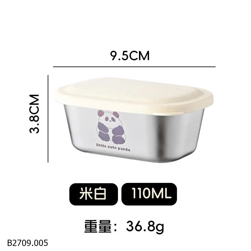 SET 6 HỘP DỰ TRỮ ĐỒ ĂN INOX 304   Giá sỉ 120k/set mix