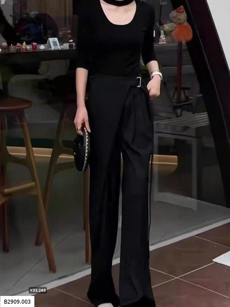 Quần ống suông đơn giản KASLEAD   Giá sỉ 240k