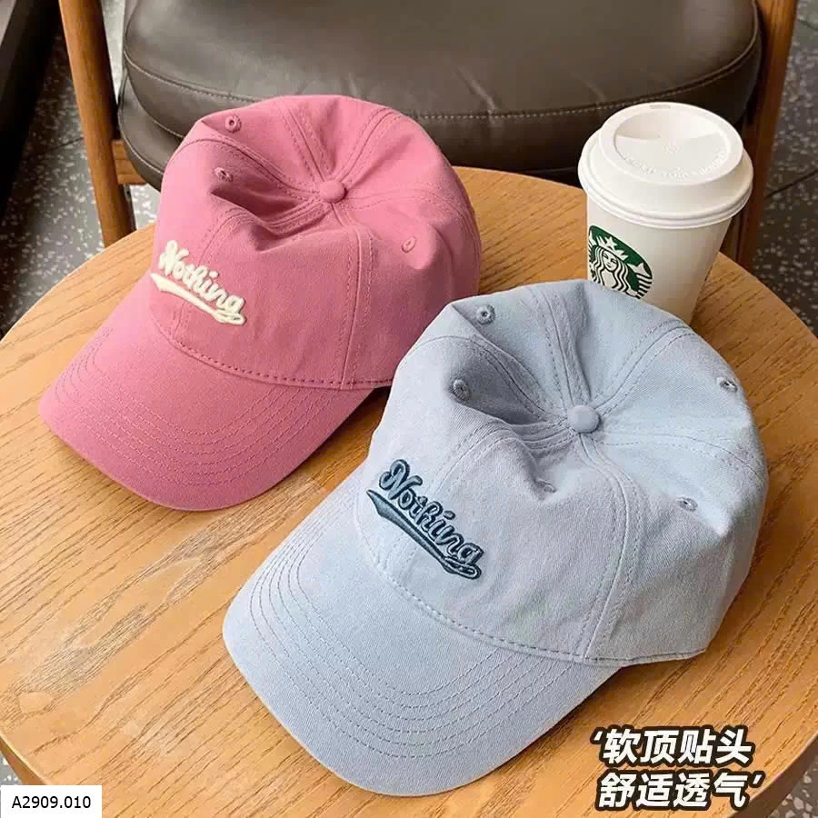 MŨ LƯỠI TRAI THÊU CHỮ   Giá sỉ 47k