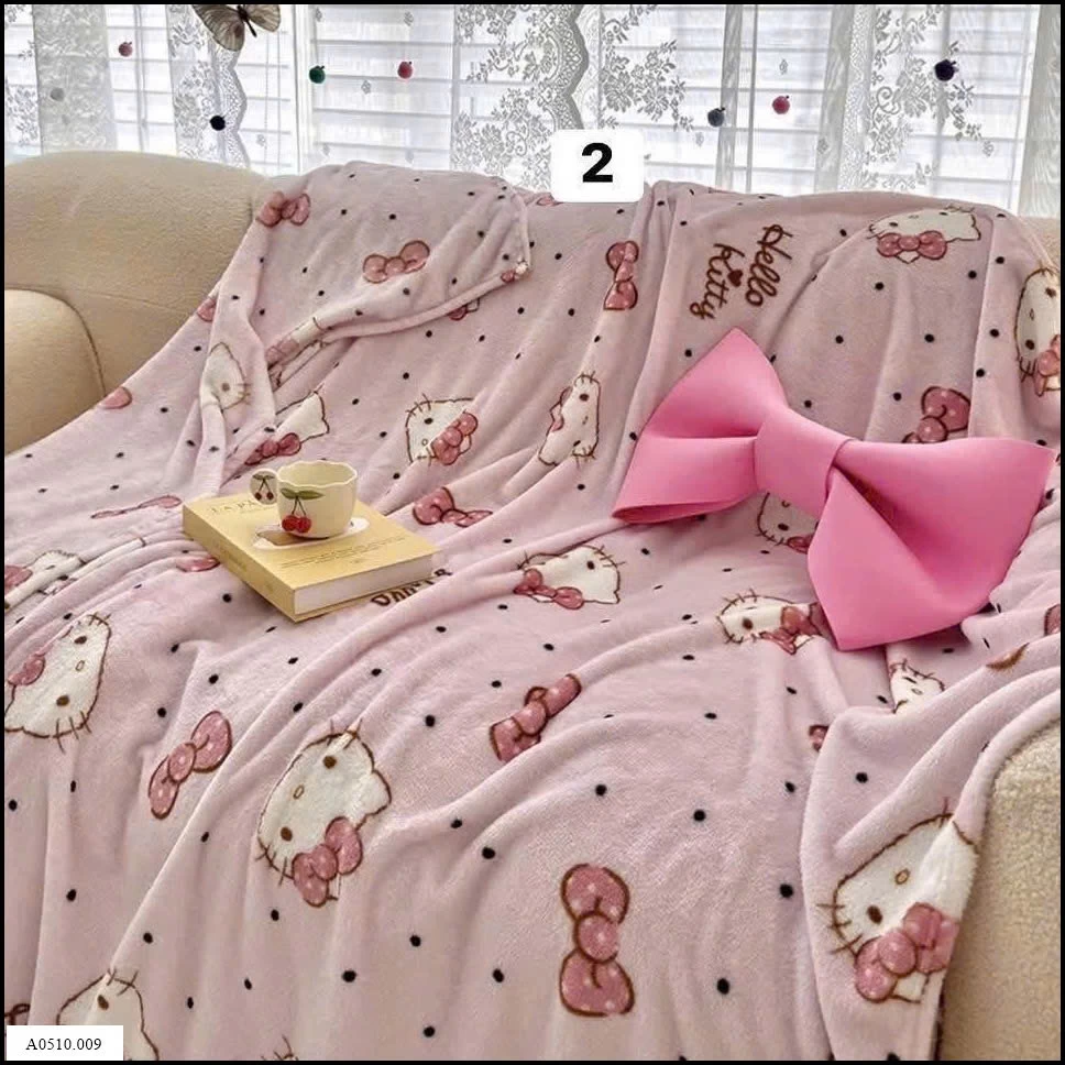 CHĂN HOẠT HÌNH NHUNG SỮA CHO BÉ  Giá sỉ 125k