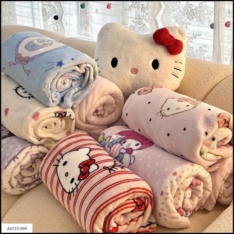 CHĂN HOẠT HÌNH NHUNG SỮA CHO BÉ  Giá sỉ 125k