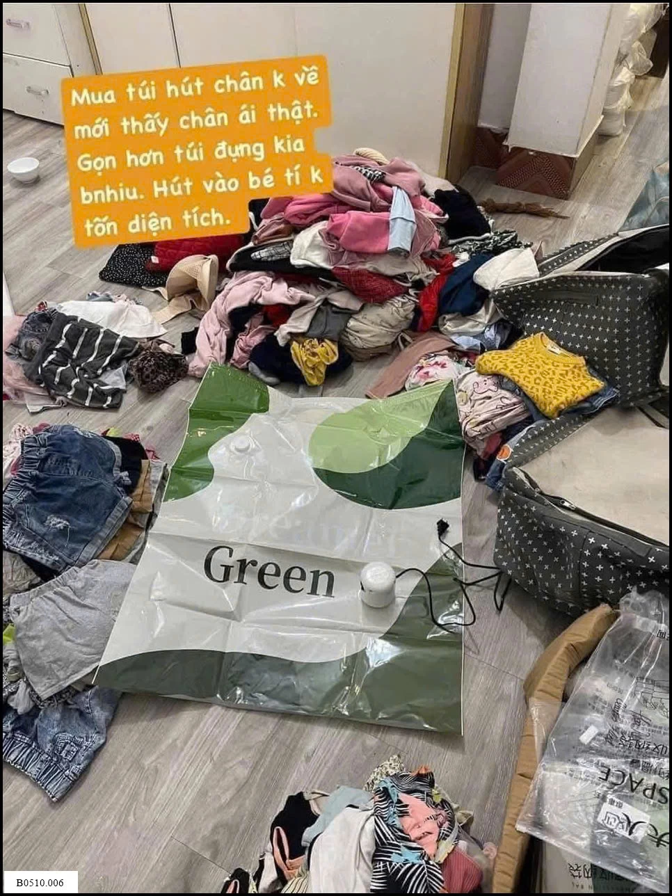 SET 6 TÚI HÚT CHÂN KHÔNG KÈM BƠM  Giá sỉ 143k/sét 6 túi + bơm điện