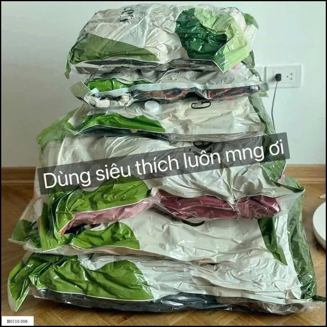 SET 6 TÚI HÚT CHÂN KHÔNG KÈM BƠM  Giá sỉ 143k/sét 6 túi + bơm điện