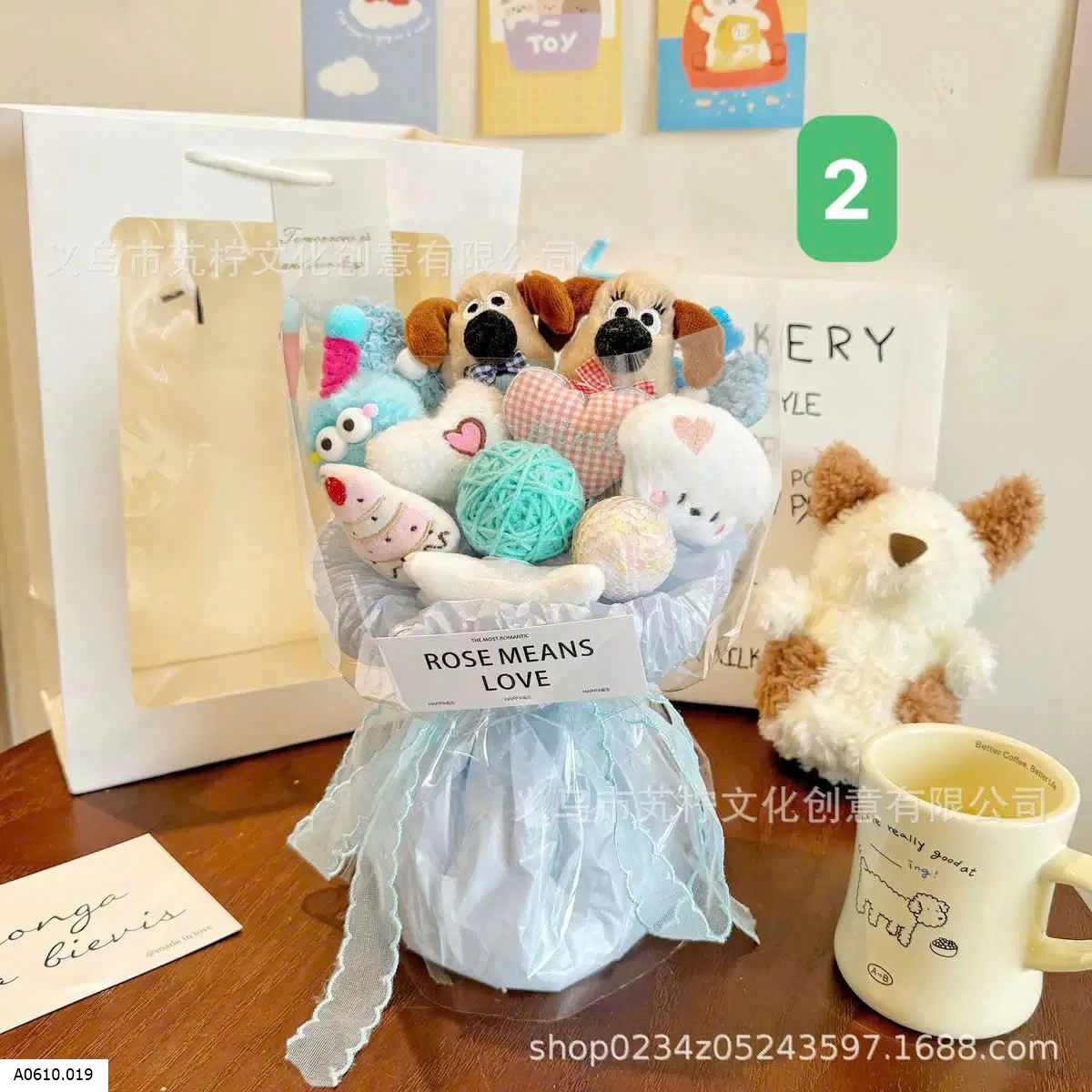 BÓ HOA GẤU BÔNG DỄ THƯƠNG Giá sỉ 125k