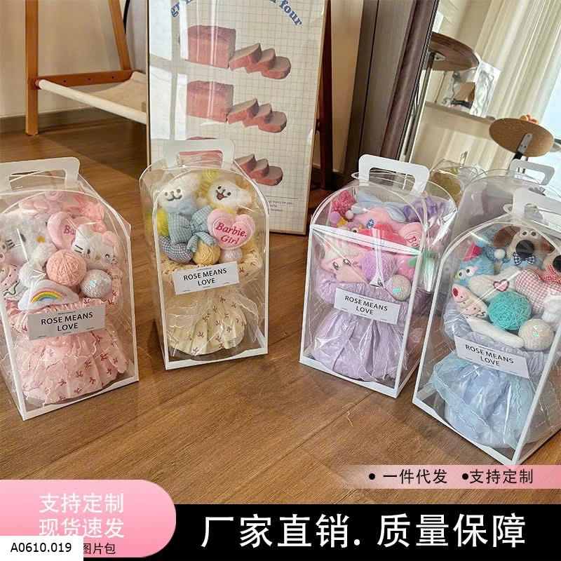 BÓ HOA GẤU BÔNG DỄ THƯƠNG Giá sỉ 125k