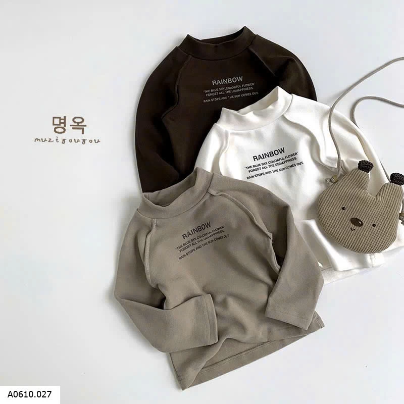 ÁO NỈ GIỮ NHIỆT RAINBOW   Giá sỉ 117k