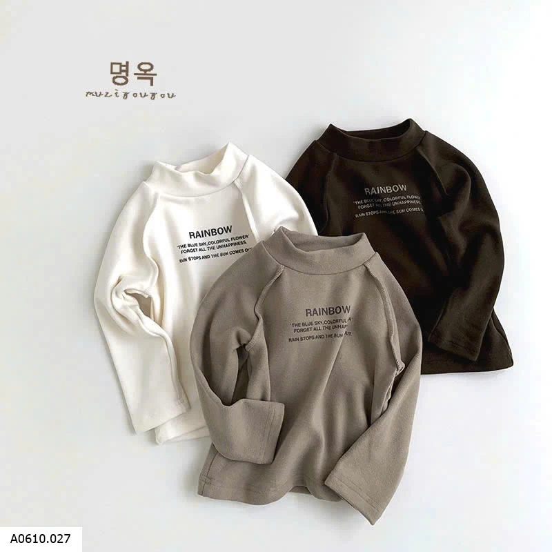 ÁO NỈ GIỮ NHIỆT RAINBOW   Giá sỉ 117k