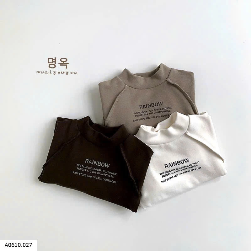 ÁO NỈ GIỮ NHIỆT RAINBOW   Giá sỉ 117k