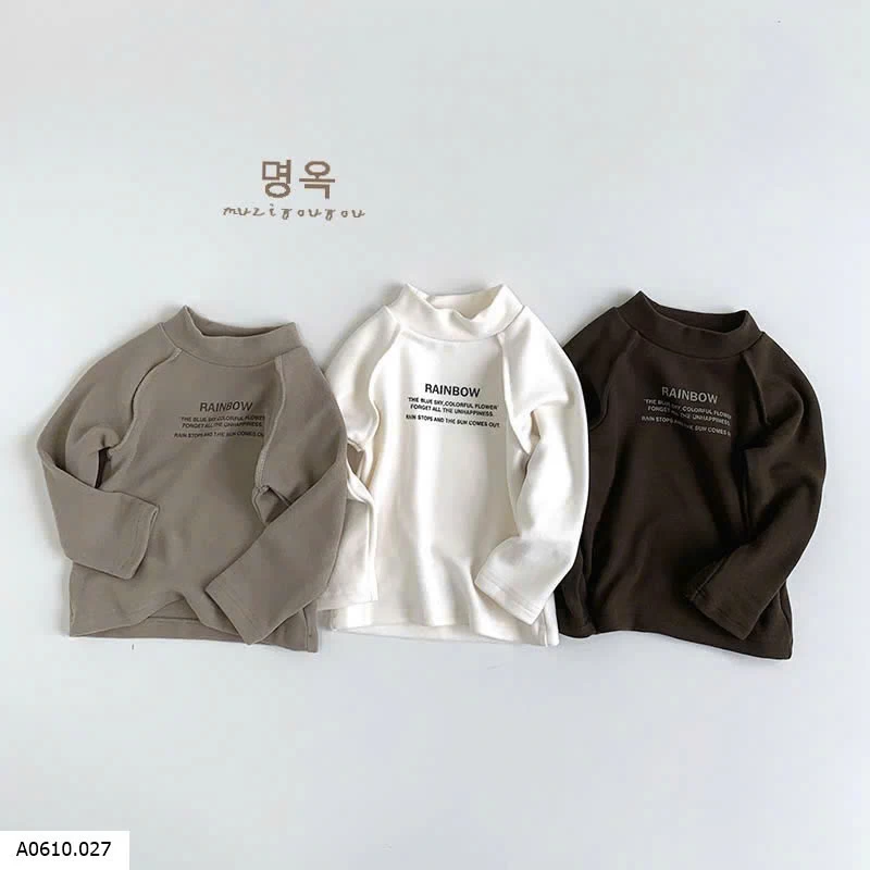 ÁO NỈ GIỮ NHIỆT RAINBOW   Giá sỉ 117k