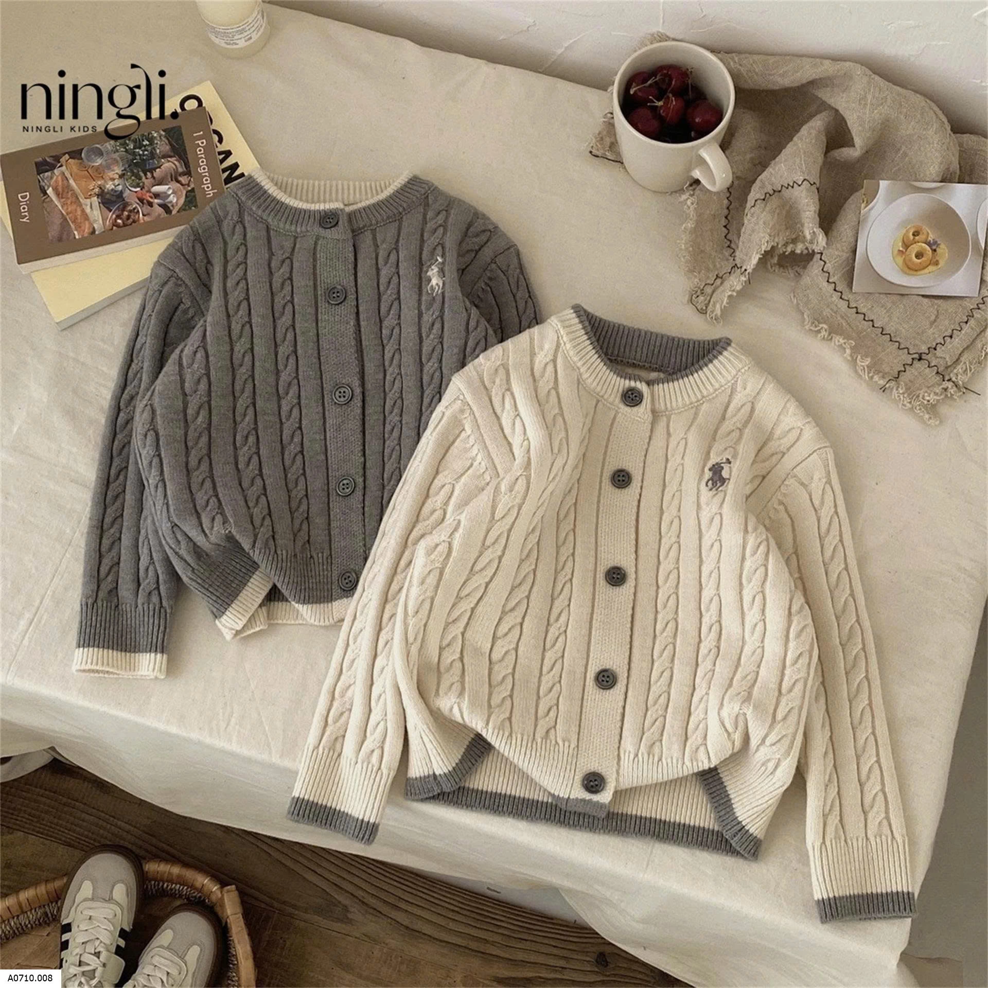 CARDIGAN LEN BÉ    Giá sỉ 147k