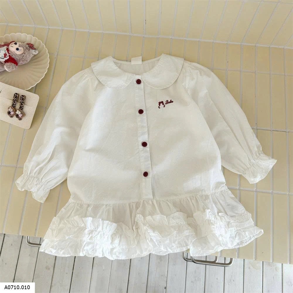 VÁY SƠ MI DÀI TAY BG     Giá sỉ 128k