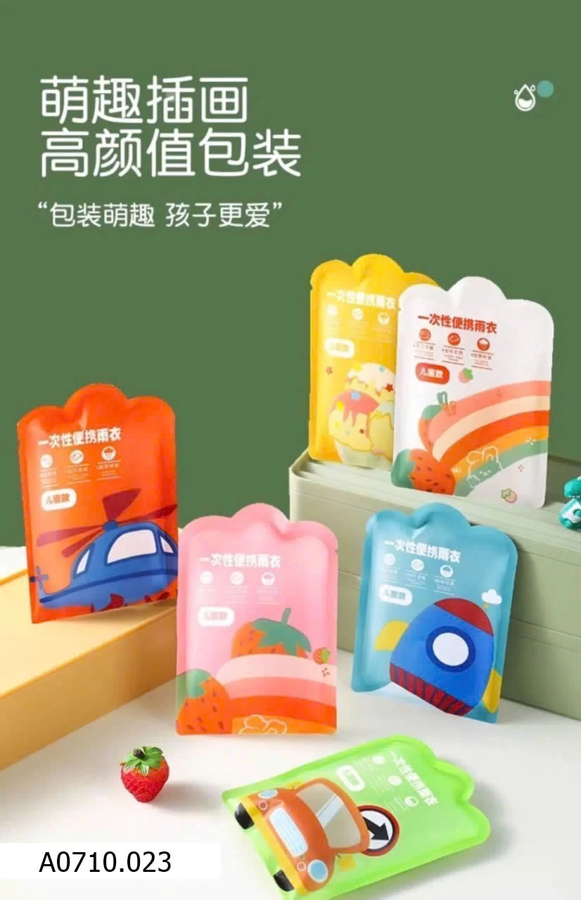ÁO MƯA CHO TRẺ EM   Giá sỉ 65k/ combo 10c