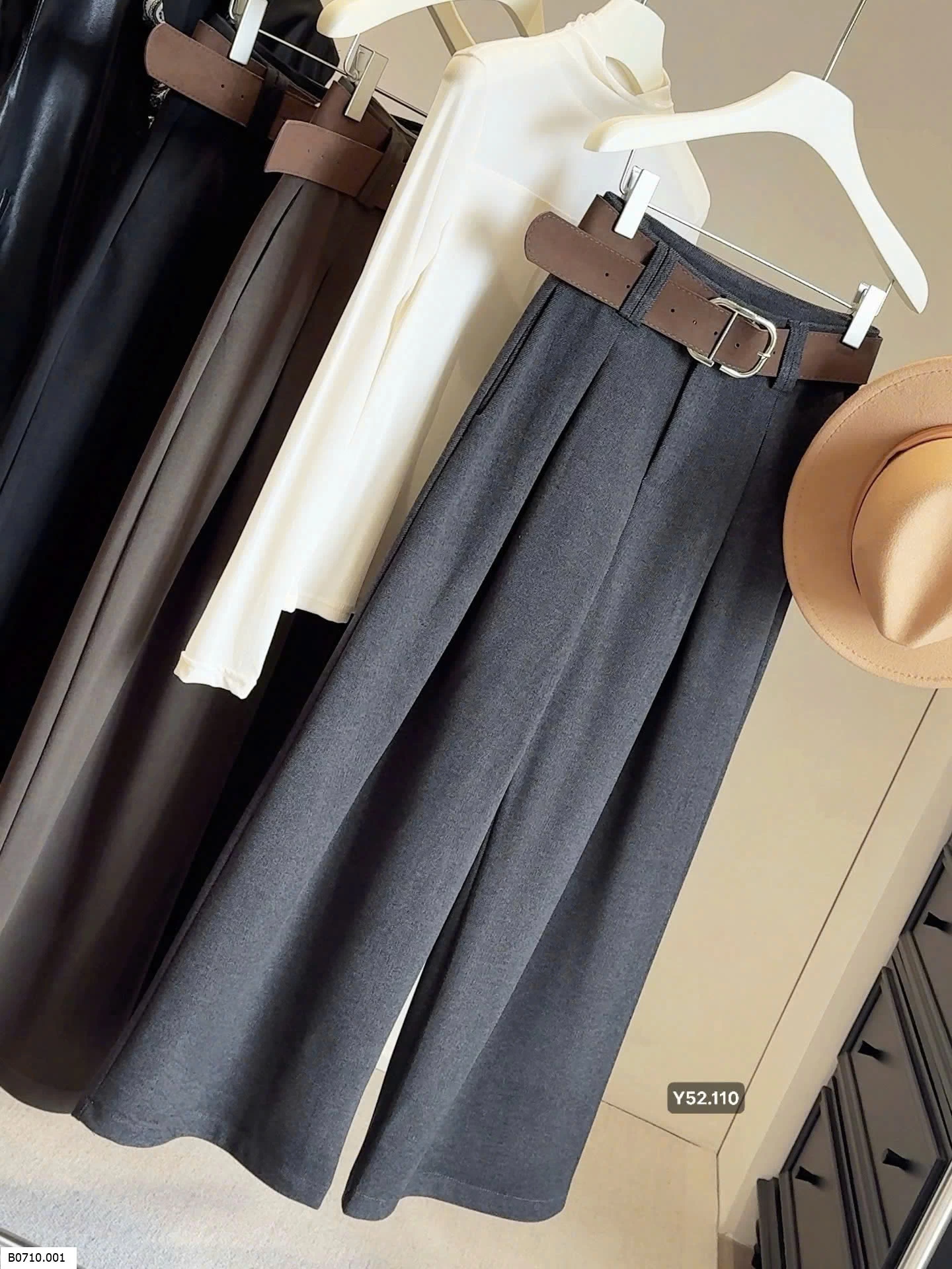 QUẦN CẠP ỐNG RỘNG NỮ  Giá sỉ 260k