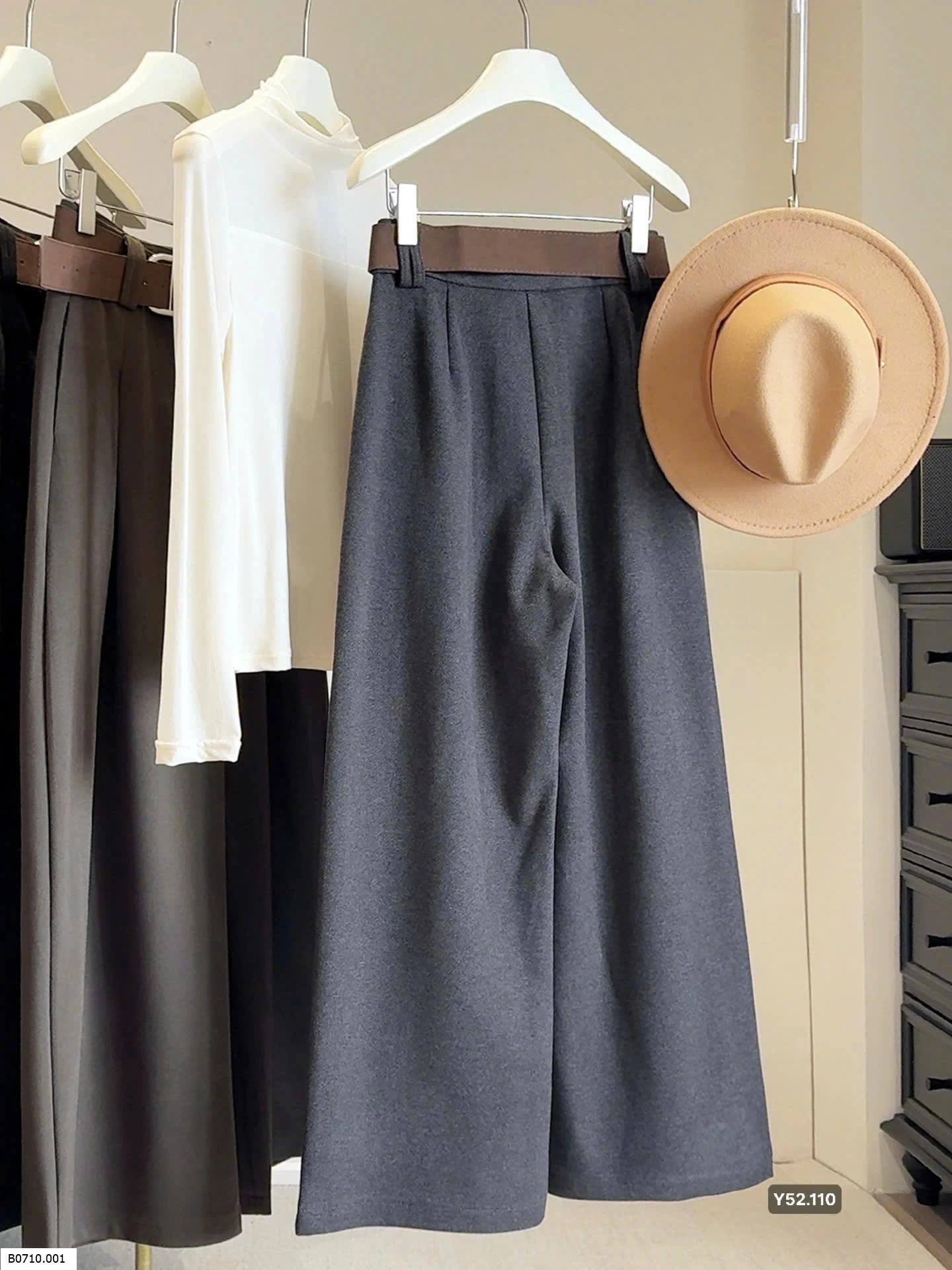 QUẦN CẠP ỐNG RỘNG NỮ  Giá sỉ 260k